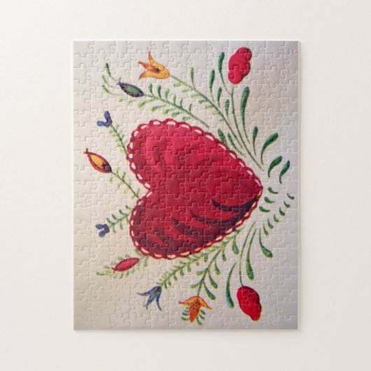 Vintage : Valentijnsdag- Legpuzzel (Verticaal)