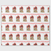 Vintage Valentijnsdag ompakken Cadeaupapier (Vlak)