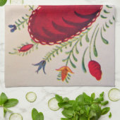 Vintage : Valentijnsdag- Theedoek (Gevouwen)