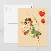 Vintage Valentine Card  Briefkaart (Voorkant / Achterkant)