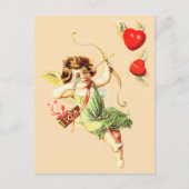 Vintage Valentine Card  Briefkaart (Voorkant)