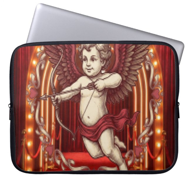 Vintage Valentine Day  Laptop Sleeve (Voorkant)