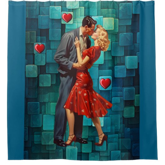 VINTAGE VALENTINE PASSIE DOUCHEGORDIJN (Voorkant)