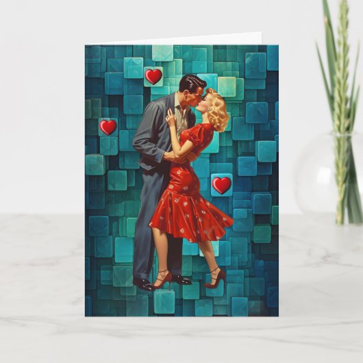 VINTAGE VALENTINE PASSIE KAART (Voorkant)