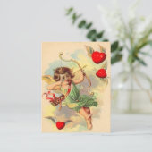 Vintage Valentine Postcard Briefkaart (Staand voorkant)