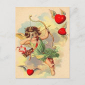 Vintage Valentine Postcard Briefkaart (Voorkant)