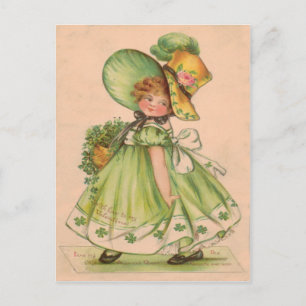 Vintage Valentine St Patrick's Day Card Feestdagenkaart
