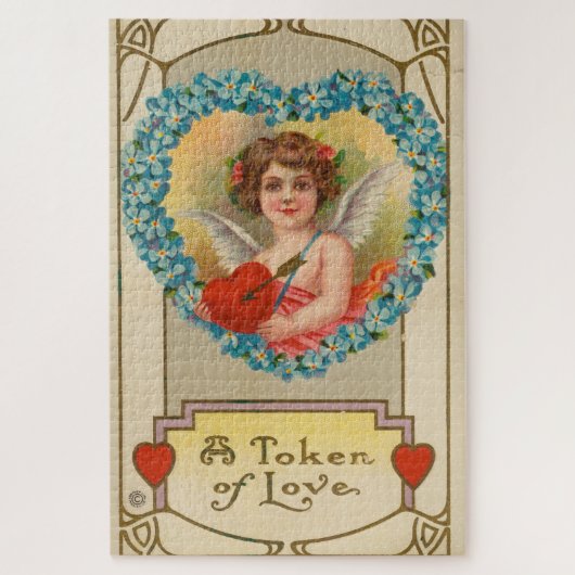 Vintage Valentine, Stecher Litho Company, ca. 1910 Legpuzzel (Verticaal)