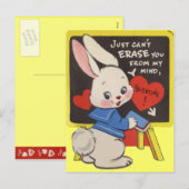 Vintage Valentine's for Kids Feestdagenkaart (Voorkant / Achterkant)