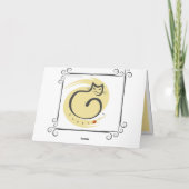 Vintage - Valentine's Motif Feestdagen Kaart (Achterkant)