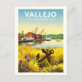 Vintage Vallejo California Briefkaart (Voorkant)