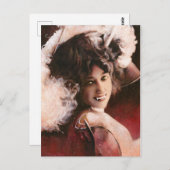 Vintage Vampire Lady Briefkaart (Voorkant / Achterkant)