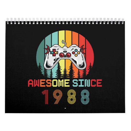 Vintage van 2006 vogelretro Kalender (Hoes)