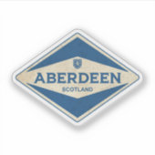 Vintage van Aberdeen Sticker (Voorkant)