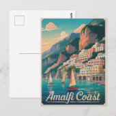 Vintage van Amalfi Briefkaart (Voorkant / Achterkant)