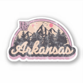 Vintage van Arkansas Sticker