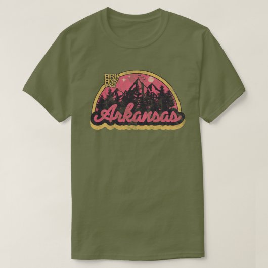 Vintage van Arkansas T-shirt (Design voorkant)