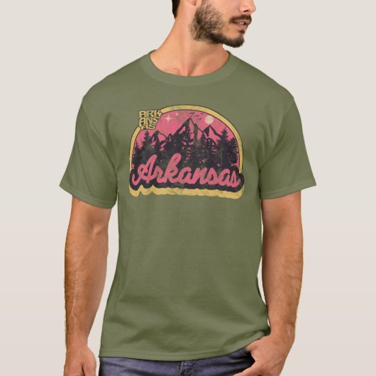 Vintage van Arkansas T-shirt (Voorkant)