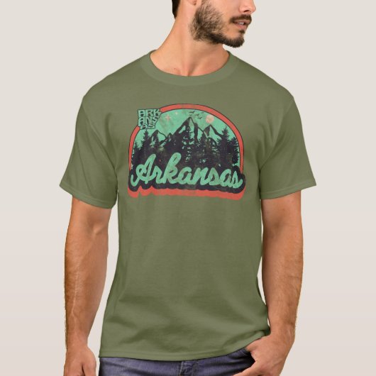 Vintage van Arkansas T-shirt (Voorkant)