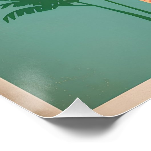 Vintage van Barcelona Spanje Perfect Poster (Hoek)