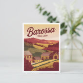 Vintage van Barossa Valley Briefkaart (Staand voorkant)