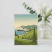 Vintage van Baskenland Briefkaart (Staand voorkant)