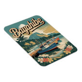 Vintage van Bayahibe Dominicaanse Republiek Magneet (Rechterzijde)
