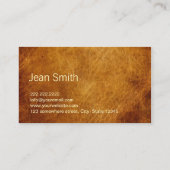 Vintage van Beauticiaans geperste papiersalon Visitekaartje (Achterkant)