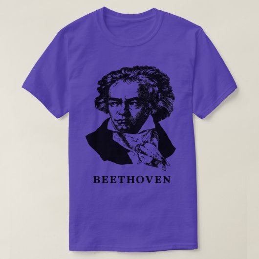 Vintage van Beethoven T-shirt (Design voorkant)