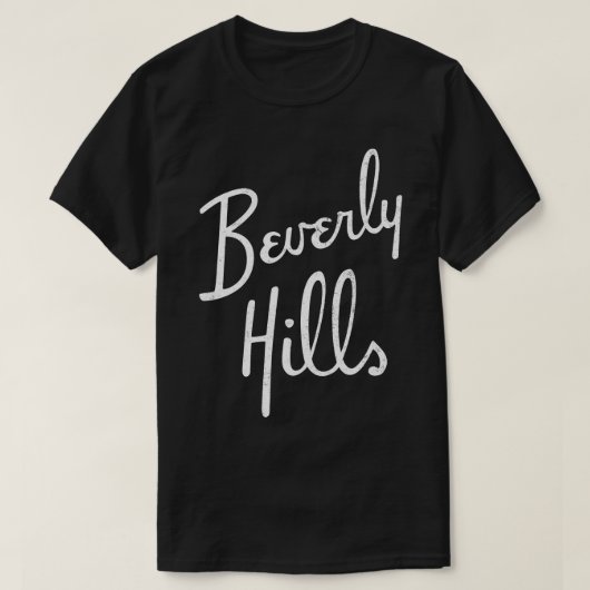 Vintage van Beverly Hills T-shirt (Design voorkant)