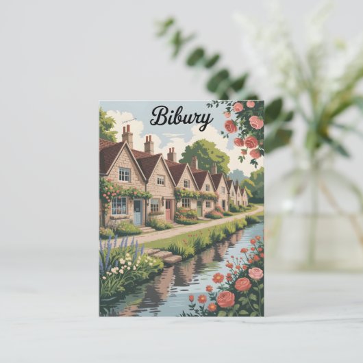 Vintage van Bibury Briefkaart (Staand voorkant)