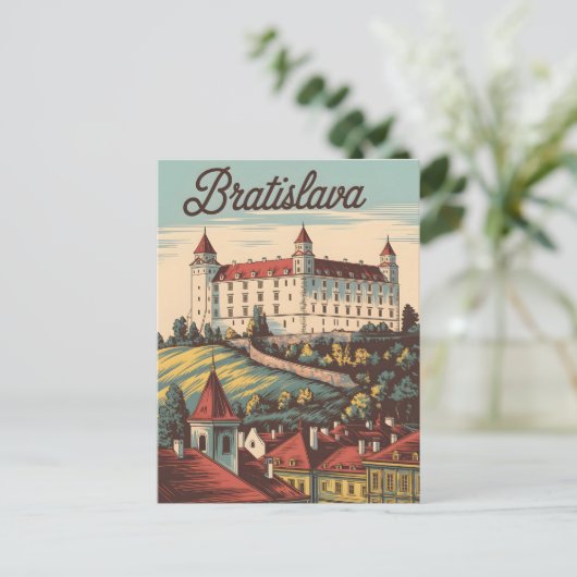 Vintage van Bratislava Briefkaart (Staand voorkant)