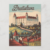 Vintage van Bratislava Briefkaart (Voorkant)