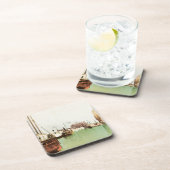 Vintage van Buffalo Harbor Bier Onderzetter (Rechterzijde)