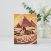 Vintage van Caïro Briefkaart (Staand voorkant)