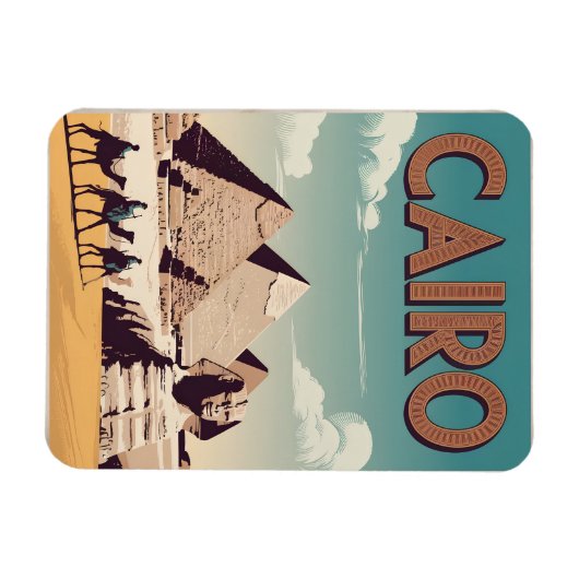 Vintage van Caïro Magneet (Horizontaal)