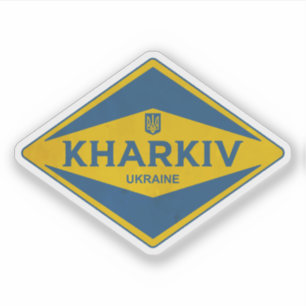 Vintage van Charkov-Oekraïne Sticker