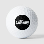 Vintage van Chicago Golfballen (Voorkant)