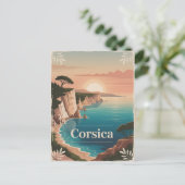 Vintage van Corsica Briefkaart (Staand voorkant)