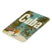 Vintage van Cuba Magneet (Linkerzijde)