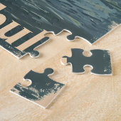 Vintage van de blauwe moskee van Istanboel Legpuzzel (Zijkant)