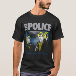 Vintage van de politie rots voor blikken t-shirt