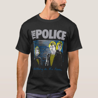 Vintage van de politie rots voor blikken t-shirt