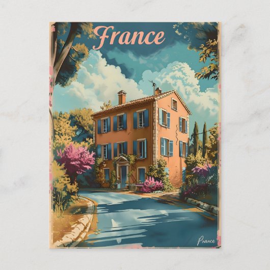Vintage van de Provence Briefkaart (Voorkant)