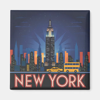 Vintage van de Verenigde Staten van Amerika Magneet