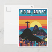 Vintage van de Verlosser Christus de Verlosser Briefkaart (Voorkant / Achterkant)