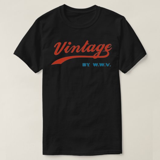 Vintage van de Wereldwijde  Uniform T-shirt (Design voorkant)