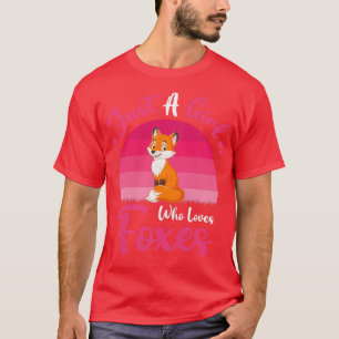 Vintage van Dierenvriend, gewoon een meisje dat va T-shirt