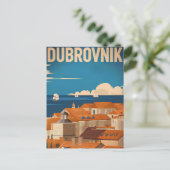 Vintage van Dubrovnik Briefkaart (Staand voorkant)