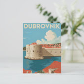 Vintage van Dubrovnik Briefkaart (Staand voorkant)